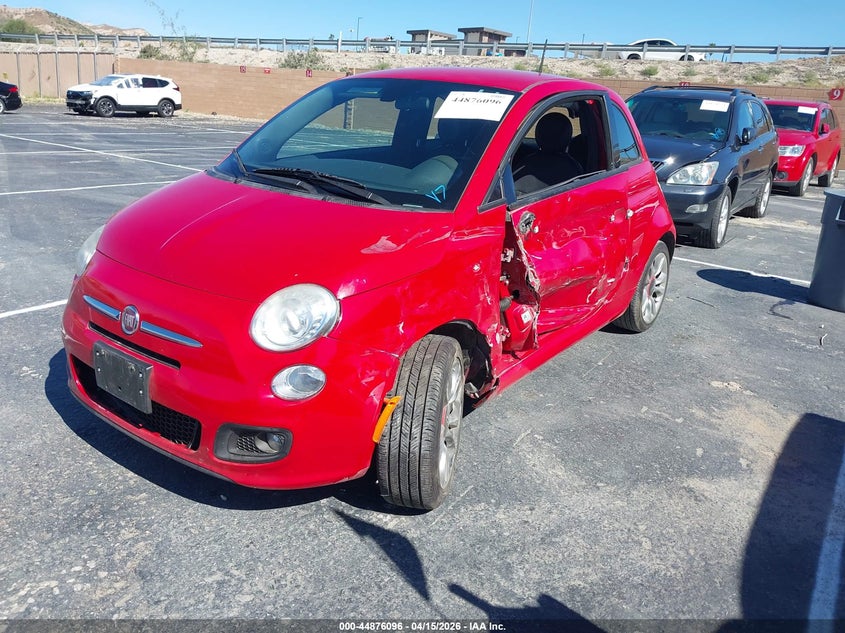 Vin: 3c3cffbr2ft625316, lot: 45373427, fiat 500 sport 20152