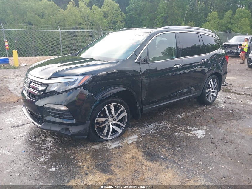 2018 Honda Pilot 3.5 Touring green Lot 111044876129 Vin 5FNYF5H9XJB014377