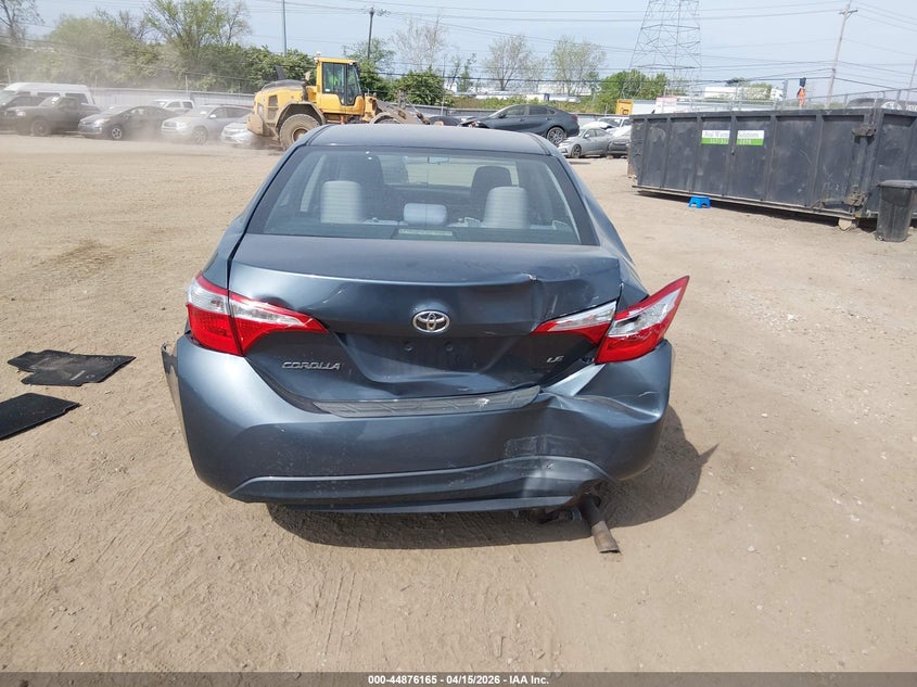 2014 Toyota Corolla Le VIN: 5YFBURHE9EP121995 Lot: 44876165