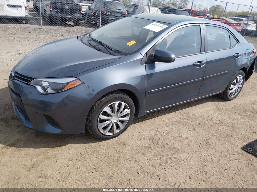 2014 Toyota Corolla Le VIN: 5YFBURHE9EP121995 Lot: 44876165