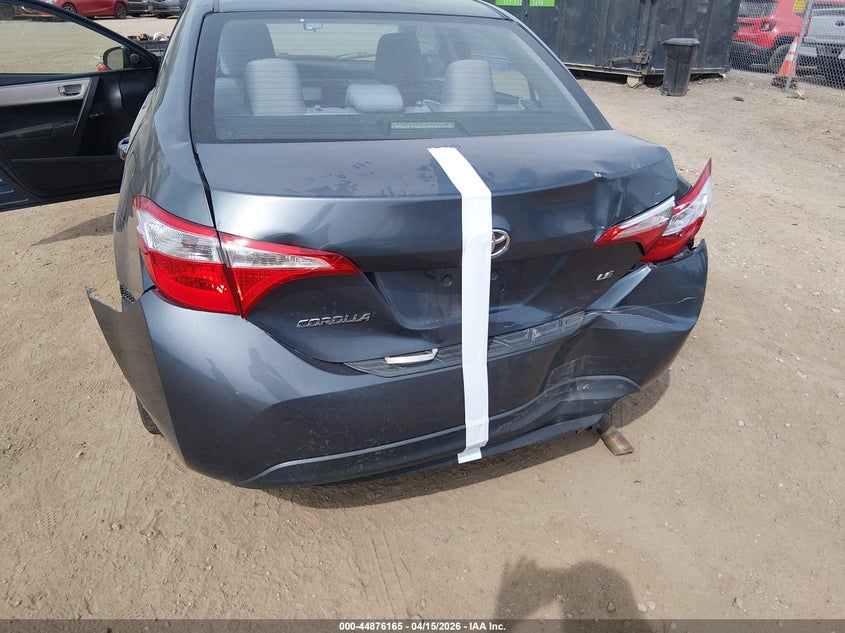 2014 Toyota Corolla Le VIN: 5YFBURHE9EP121995 Lot: 44876165