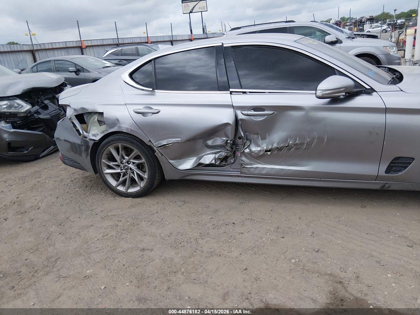 2022 Genesis G70 2.0T Rwd VIN: KMTG34TA0NU093931 Lot: 44876182