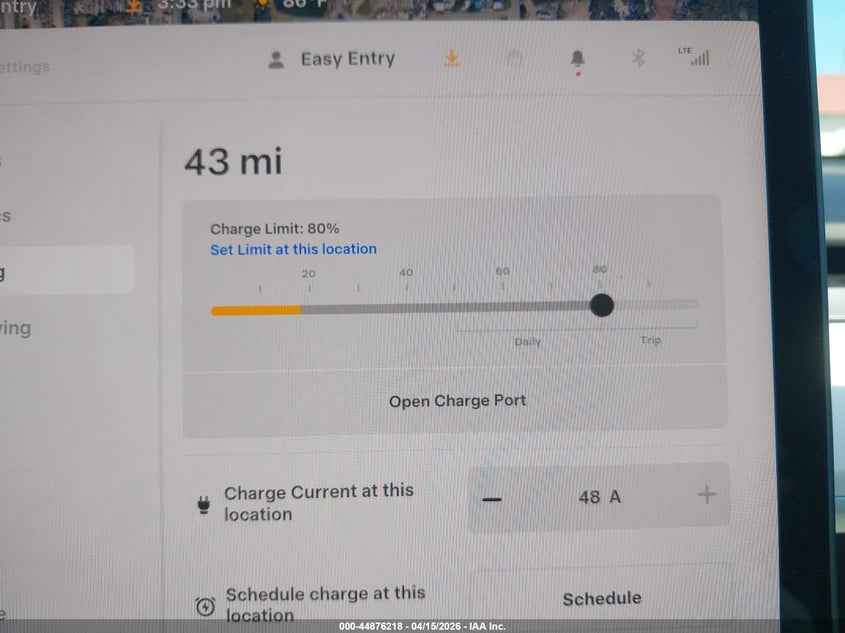 2022 Tesla Model Y Performance Dual Motor All-Wheel Drive VIN: 7SAYGDEF6NF469494 Lot: 44876218
