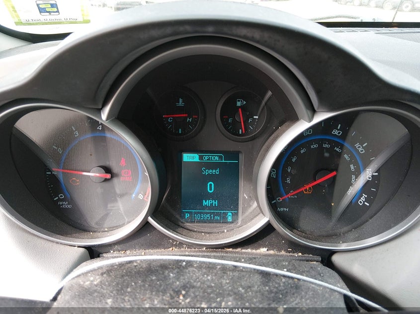 2015 Chevrolet Cruze Ls Auto VIN: 1G1PA5SG4F7231995 Lot: 44876223