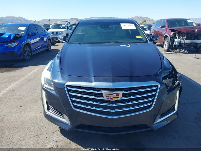 2018 Cadillac Cts 3.6 Cts Luxury blue Lot 111044876268 Vin 1G6AR5SS5J0142385