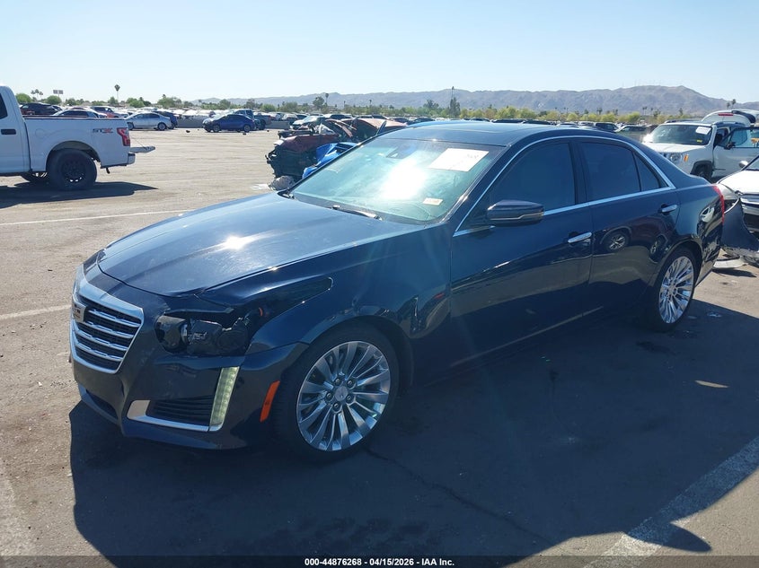 2018 Cadillac Cts 3.6 Cts Luxury blue Lot 111044876268 Vin 1G6AR5SS5J0142385