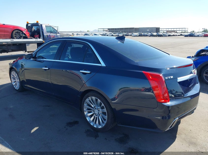 2018 Cadillac Cts 3.6 Cts Luxury blue Lot 111044876268 Vin 1G6AR5SS5J0142385