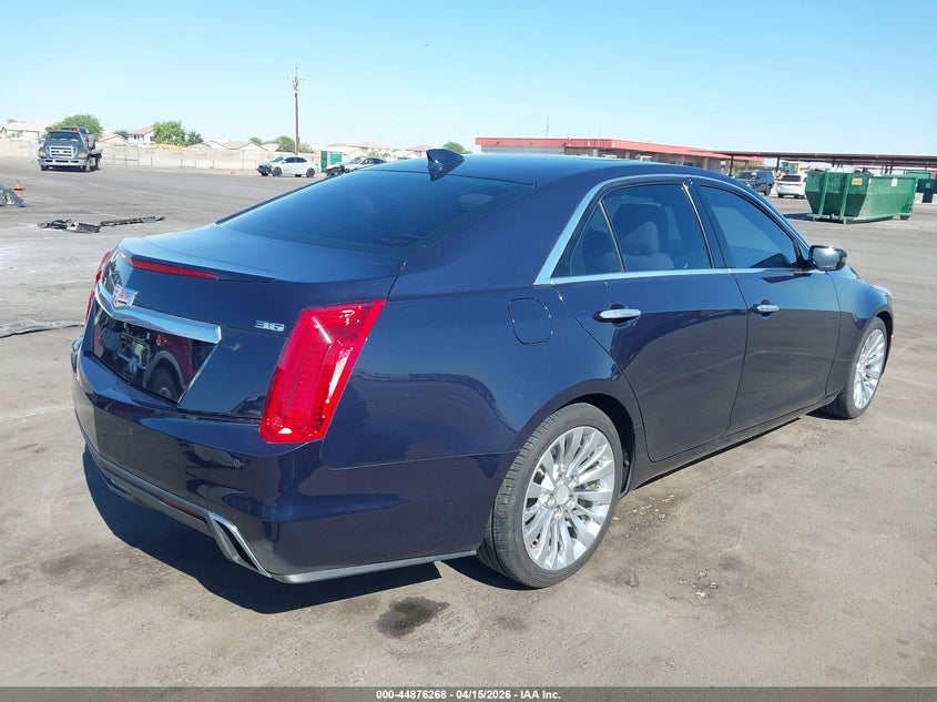 2018 Cadillac Cts 3.6 Cts Luxury blue Lot 111044876268 Vin 1G6AR5SS5J0142385