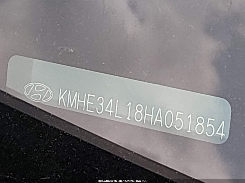 2017 Hyundai Sonata Hybrid Limited VIN: KMHE34L18HA051854 Lot: 44876276