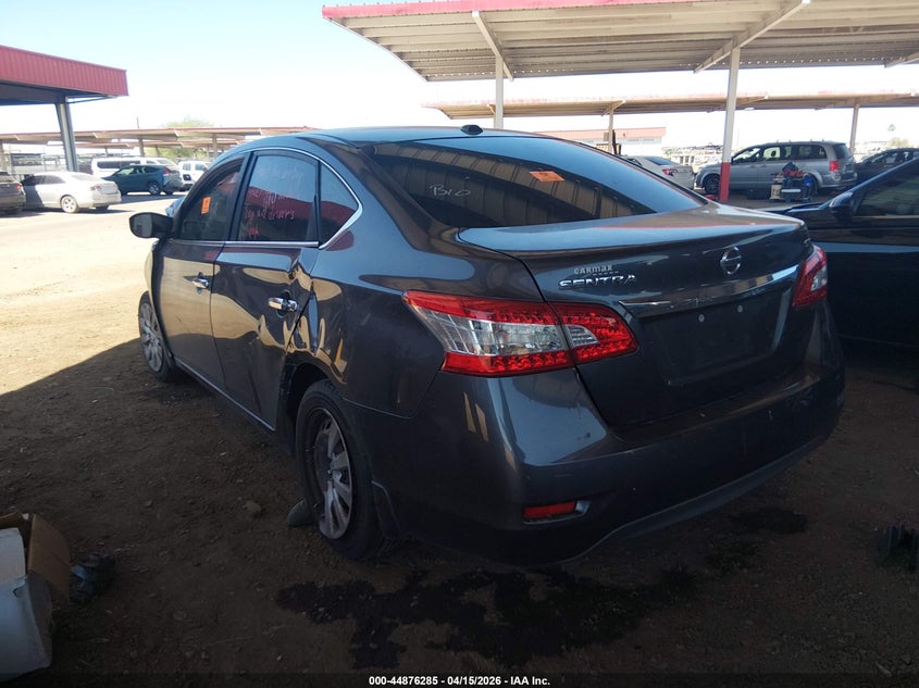 2015 Nissan Sentra Sv VIN: 3N1AB7AP1FY344148 Lot: 44876285
