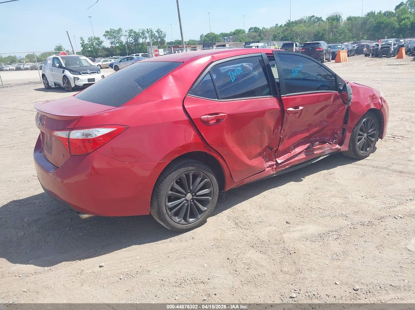 2015 Toyota Corolla S Plus VIN: 2T1BURHE6FC273184 Lot: 44876302