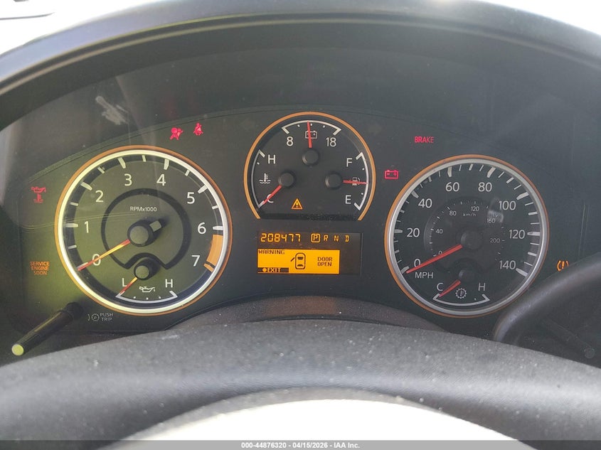 2011 Nissan Titan Sv VIN: 1N6AA0CH6BN316220 Lot: 44876320