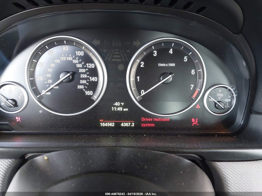 2014 BMW 535I VIN: WBA5B1C5XED476590 Lot: 44876342