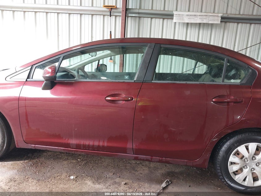 2012 Honda Civic Lx VIN: 19XFB2F53CE095619 Lot: 44876390