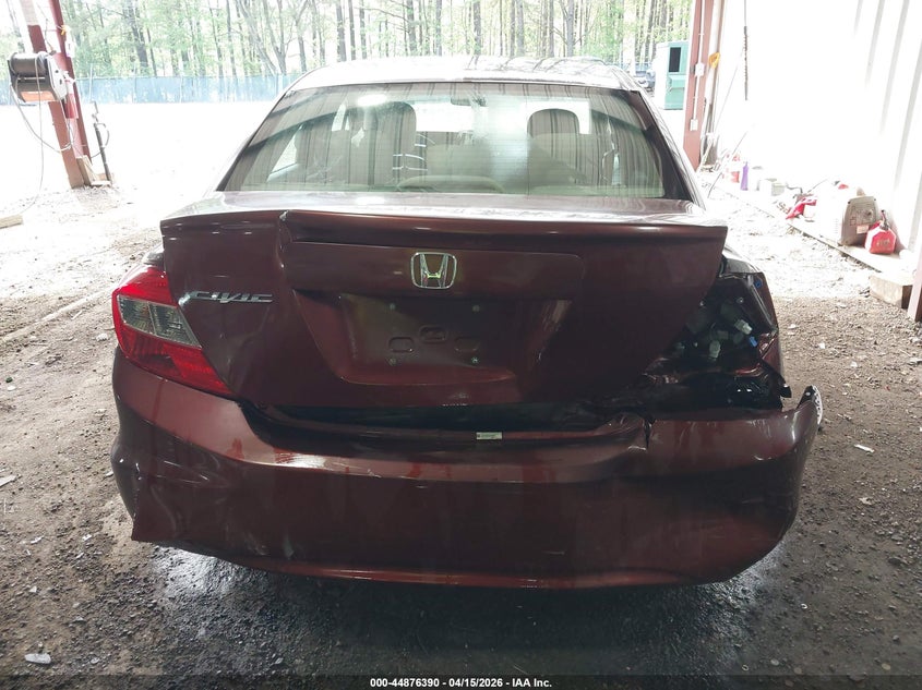 2012 Honda Civic Lx VIN: 19XFB2F53CE095619 Lot: 44876390
