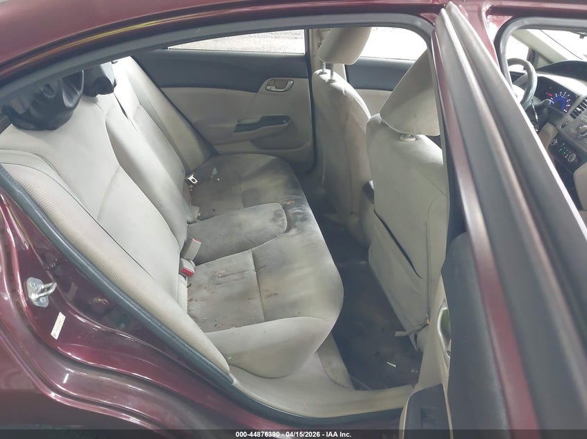 2012 Honda Civic Lx VIN: 19XFB2F53CE095619 Lot: 44876390