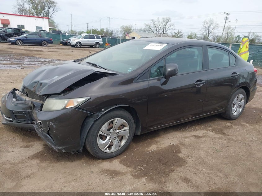 2013 Honda Civic Lx VIN: 2HGFB2F53DH601098 Lot: 44876448