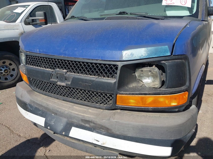 2012 Chevrolet 4.3 Work Van Blue Lot 111044876515 Vin 1GCSGAFX6C1196037