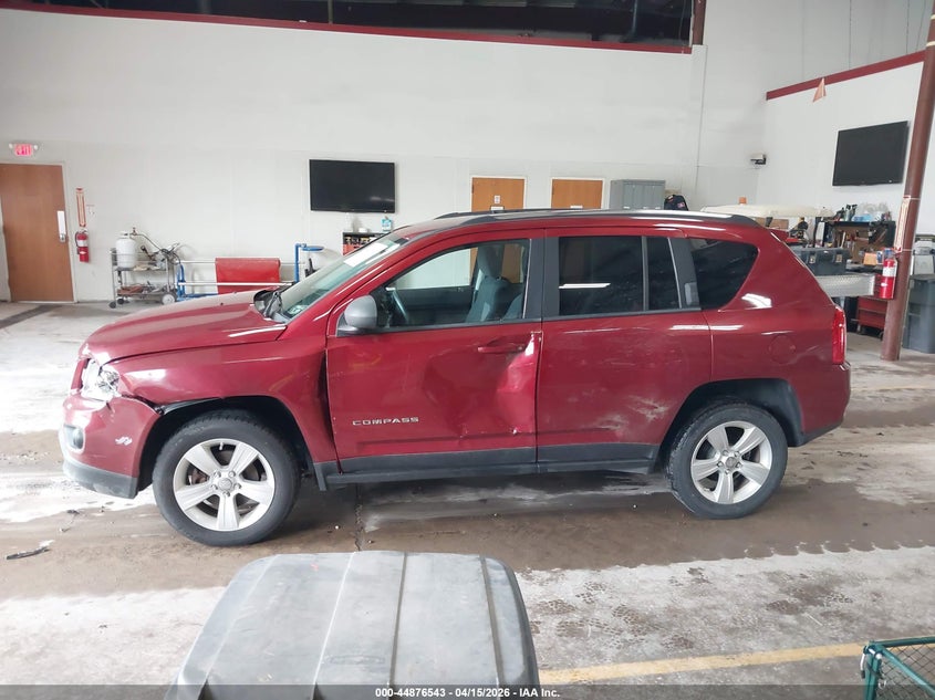 2012 Jeep Compass Sport VIN: 1C4NJDBB0CD537862 Lot: 44876543