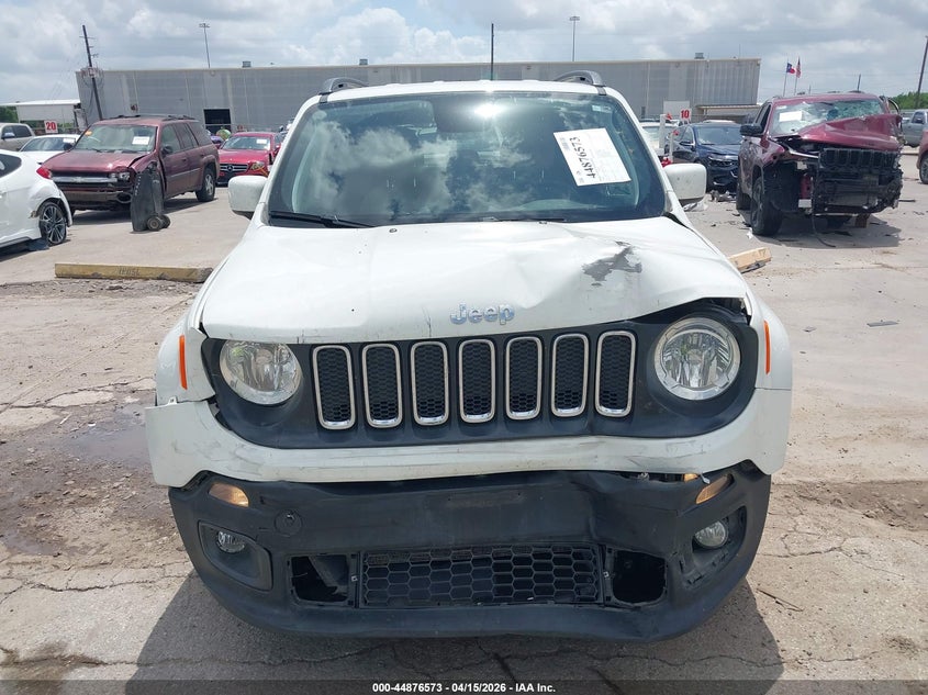 2018 Jeep Renegade Latitude Fwd VIN: ZACCJABB6JPJ22949 Lot: 44876573