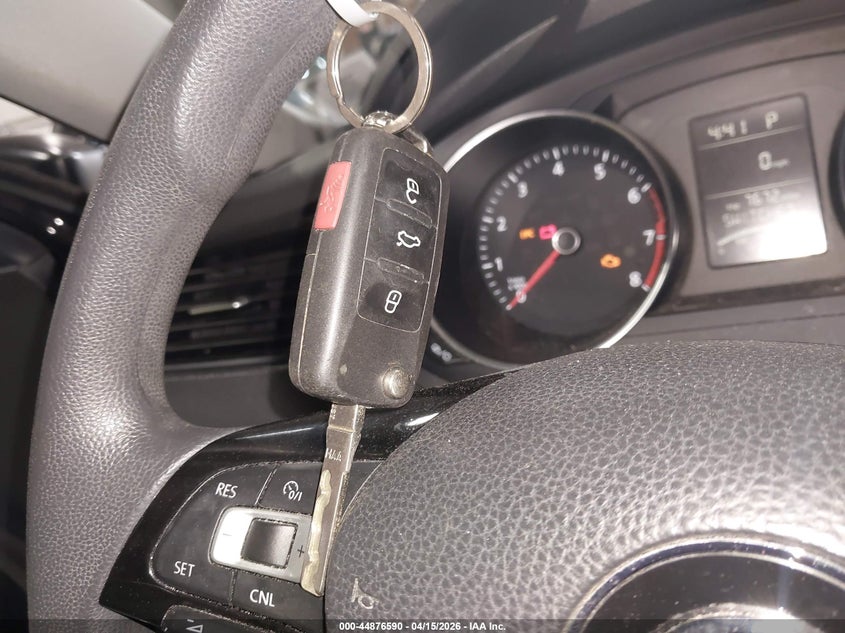 2015 Volkswagen Jetta 2.0L S VIN: 3VW2K7AJ0FM358012 Lot: 44876590