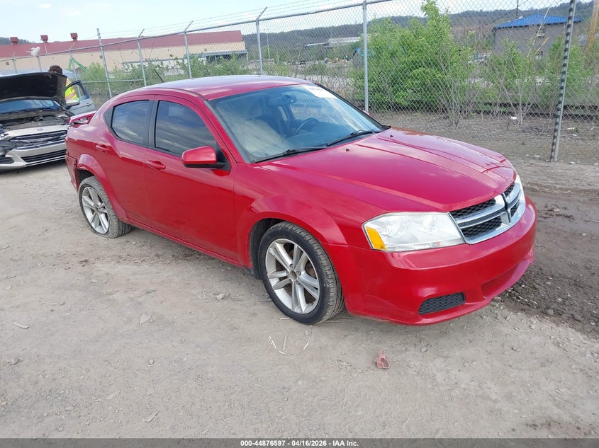 DODGE AVENGER 2012. Lot# 44876597. VIN 1C3CDZCB4CN183160. Photo 1