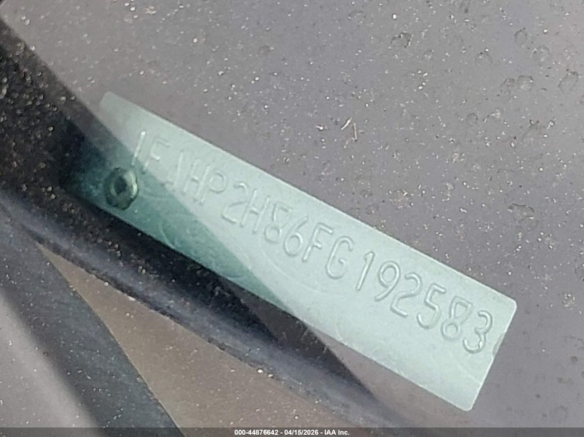 2015 Ford Taurus Sel VIN: 1FAHP2H86FG192583 Lot: 44876642