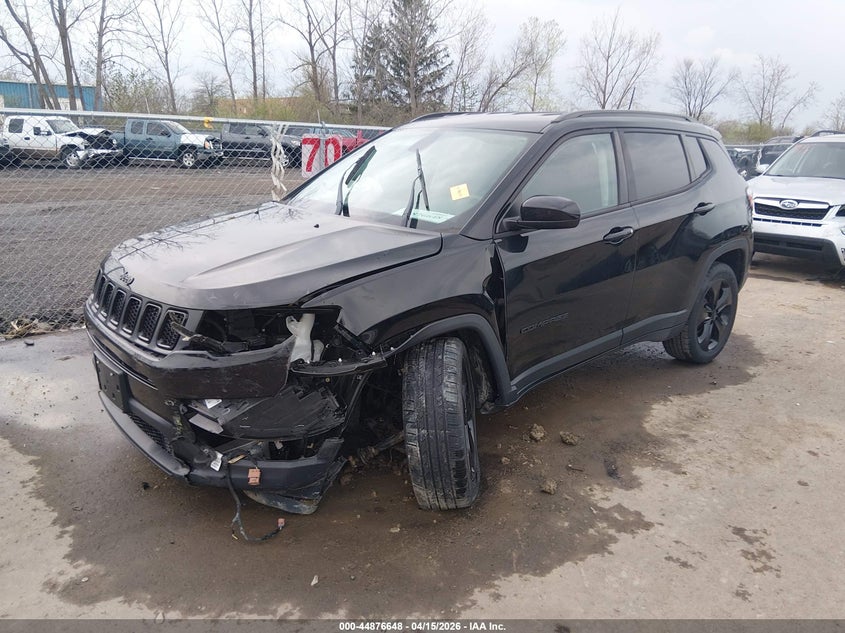 2019 Jeep Compass 2.4 Altitude 4X4 black Lot 111044876648 Vin 3C4NJDBB2KT787614