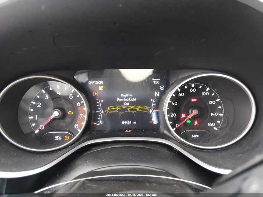 2019 Jeep Compass Altitude 4X4 VIN: 3C4NJDBB2KT787614 Lot: 44876648