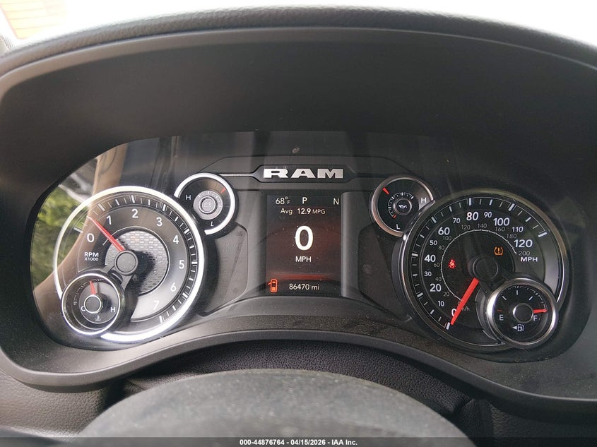 2019 Ram 1500 Big Horn VIN: 1C6SRFFT0KN843129 Lot: 44876764