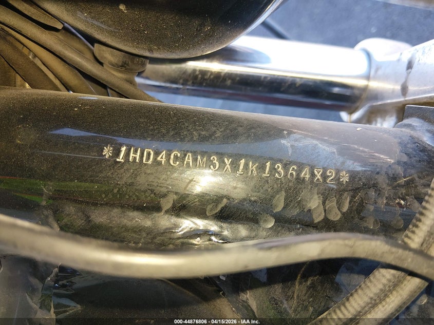 2001 Harley-Davidson Xl883 VIN: 1HD4CAM3X1K136482 Lot: 44876806