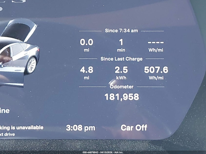 2017 Tesla Model S 100D/60D/75D/90D/P100D VIN: 5YJSA1E23HF227170 Lot: 44876842