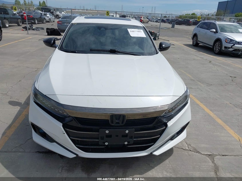 2021 Honda Accord Sport 2.0T VIN: 1HGCV2F3XMA003002 Lot: 44877001