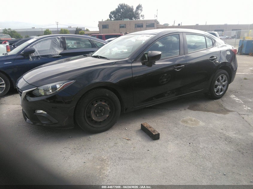 Vin: 3mzbm1t74gm320048, lot: 45374339, mazda mazda3 i sport 20162