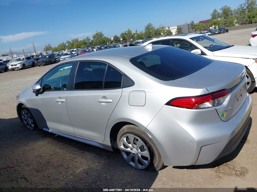 2025 Toyota Corolla Le VIN: 5YFB4MDE5SP356253 Lot: 44877091