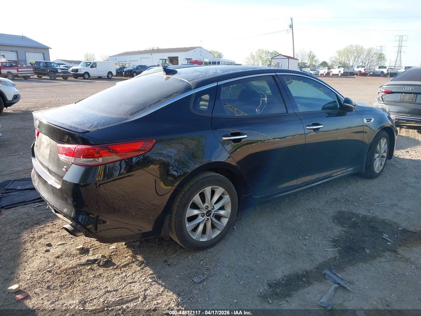 Vin: 5xxgt4l3xjg233158, lot: 45374448, kia optima s 20184