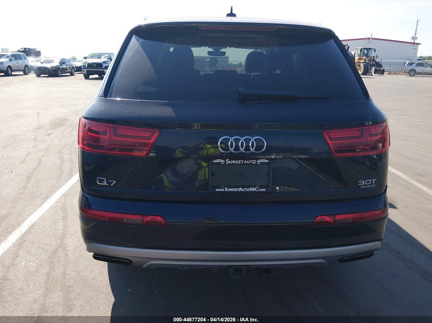 2017 Audi Q7 3.0T Premium VIN: WA1VAAF79HD027872 Lot: 44877204