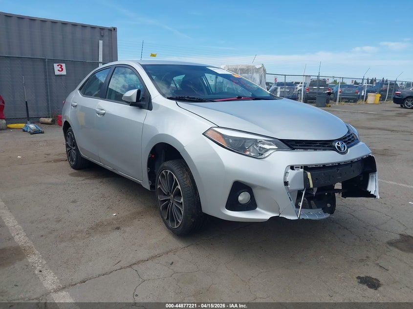 2015 Toyota Corolla S Plus VIN: 2T1BURHE1FC348955 Lot: 44877221