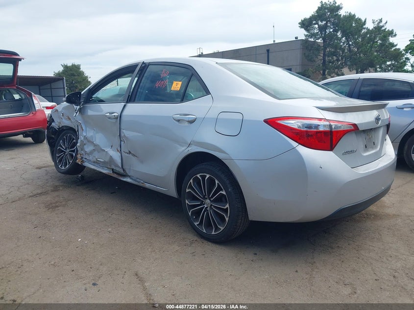 2015 Toyota Corolla S Plus VIN: 2T1BURHE1FC348955 Lot: 44877221