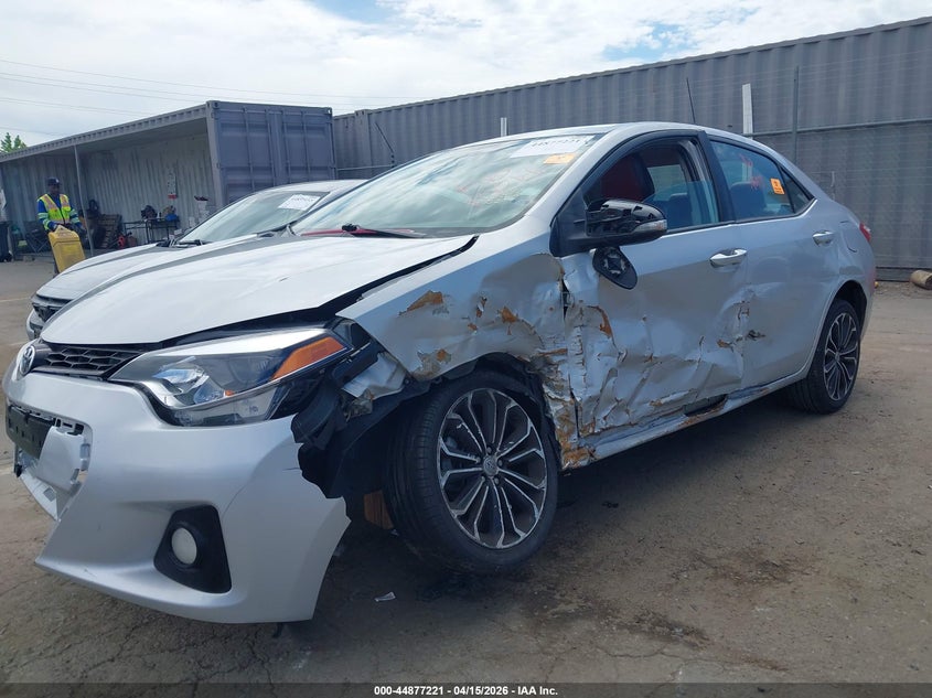 2015 Toyota Corolla S Plus VIN: 2T1BURHE1FC348955 Lot: 44877221