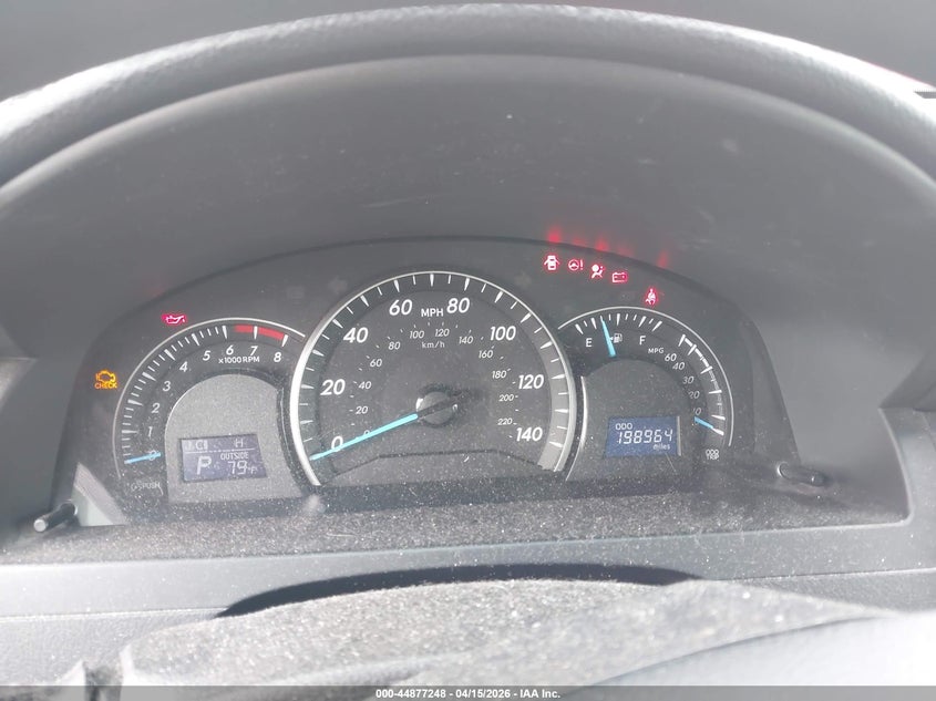 2012 Toyota Camry Le VIN: 4T4BF1FK8CR157375 Lot: 44877248