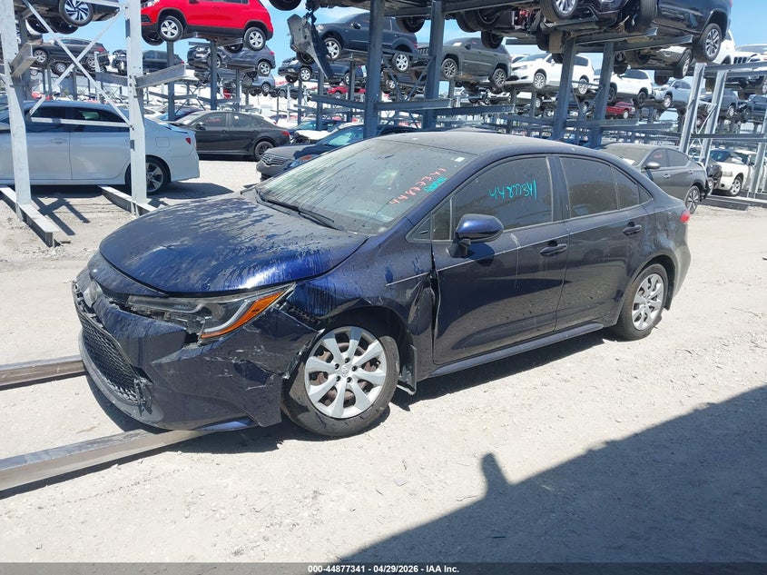 Vin: jtdepmaexmj127518, lot: 45374672, toyota corolla le 20212