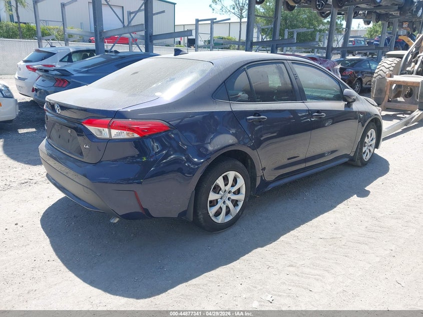 Vin: jtdepmaexmj127518, lot: 45374672, toyota corolla le 20214