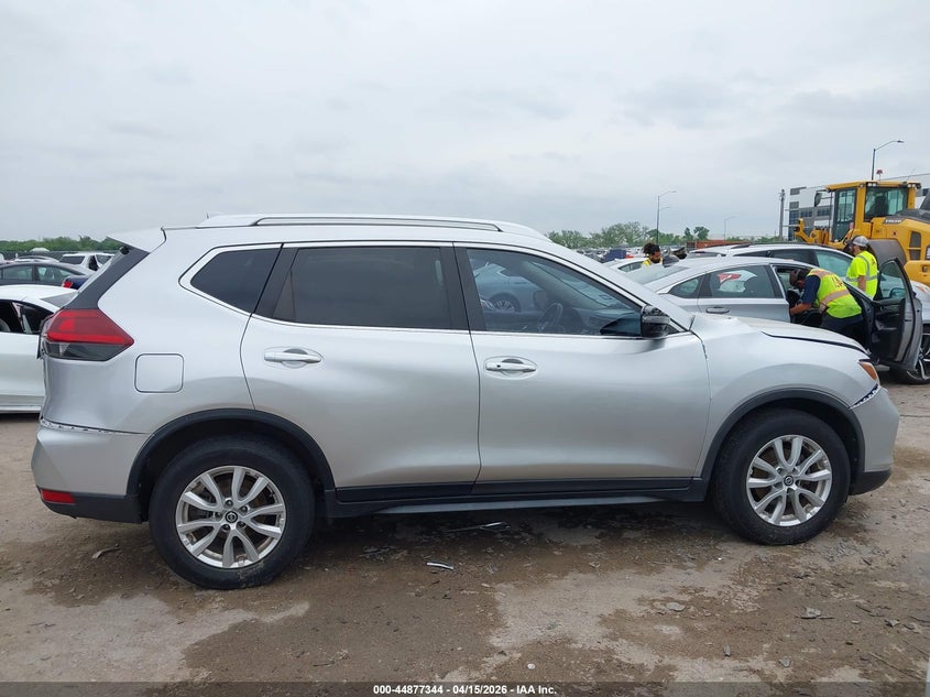 2018 Nissan Rogue 2.5 Sv silver Lot 111044877344 Vin KNMAT2MT1JP569377