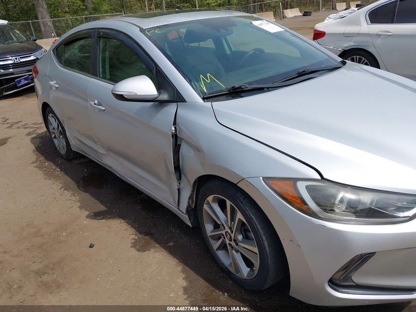 2018 Hyundai Elantra Limited VIN: KMHD84LF6JU452493 Lot: 44877449