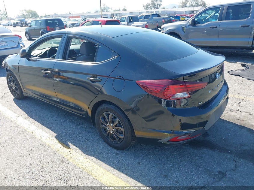 VIN 5NPD74LF1LH598756 2020 HYUNDAI ELANTRA SE