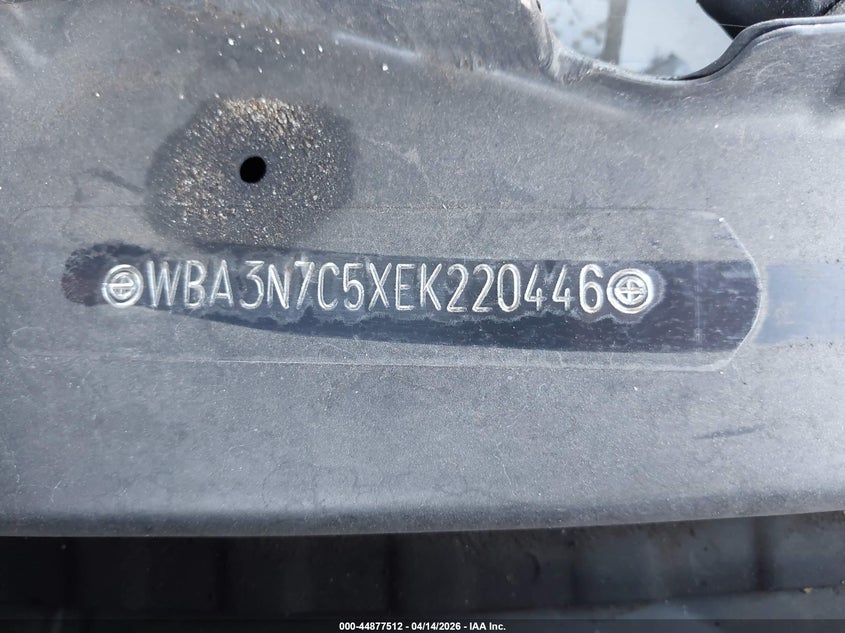 2014 BMW 428I VIN: WBA3N7C5XEK220446 Lot: 44877512