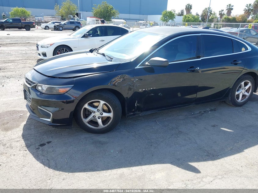 2017 Chevrolet Malibu Ls VIN: 1G1ZB5ST6HF186117 Lot: 44877524