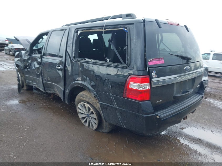 2017 Ford Expedition 3.5 El Xlt black Lot 111044877551 Vin 1FMJK1JT5HEA82136