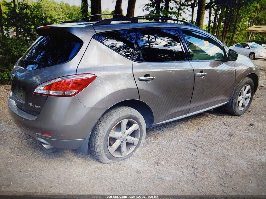 Vin: jn8az1mw7cw206128, lot: 45374919, nissan murano sl 20124